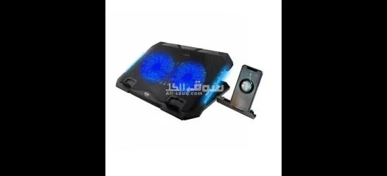 Refroidisseur Professional Avec 2 Ventilateurs 7 Positions Pour Laptop Avec Support Mobile RGB - 2