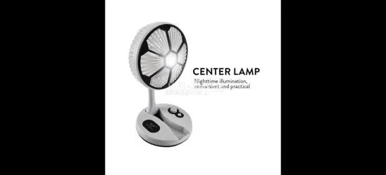 مروحة طاولة قابلة للطي على شكل طاولة كرة قدم مقاس 32×17 سم   . - 3