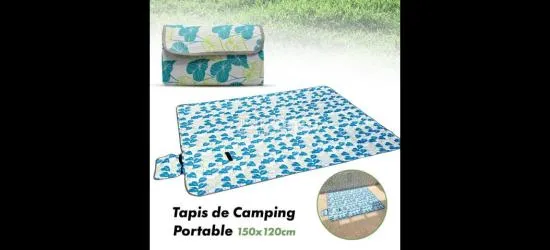 Tapis de Camping Portable Transformable en Poche - 2