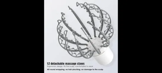 Appareil de massage des doigts à 6 modes pour le cuir chevelu - 3
